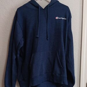 Champion Men's Blue Hoodie